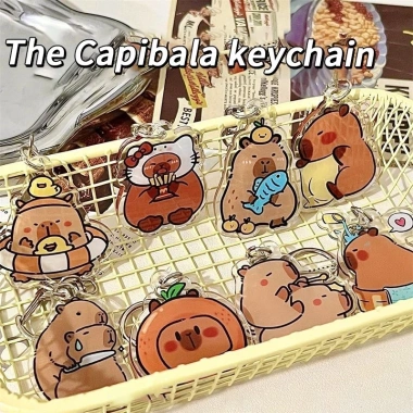 Móc khóa acrylic Capybara My Little Pony – Trang trí sinh viên, hình ngựa, giá ưu đãi 12.500₫