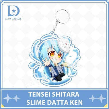 Móc khóa acrylic Rimuru anime slime chibi quà tặng Lada, giảm giá 19.200₫