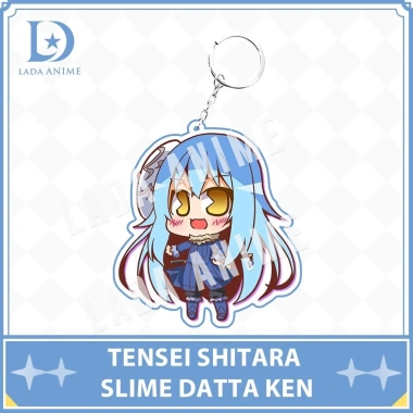 Móc khóa acrylic Rimuru anime slime chibi quà tặng Lada, giảm giá 19.200₫