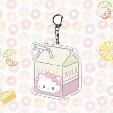 Móc khoá Acrylic Sanrio Kuromi, Melody, Cinnamoroll, Pompurin - Dễ thương, giá 18.500 VND 2 Móc khoá Acrylic Sanrio Kuromi, Melody, Cinnamoroll, Pompurin - Dễ thương, giá 18.500 VND 2