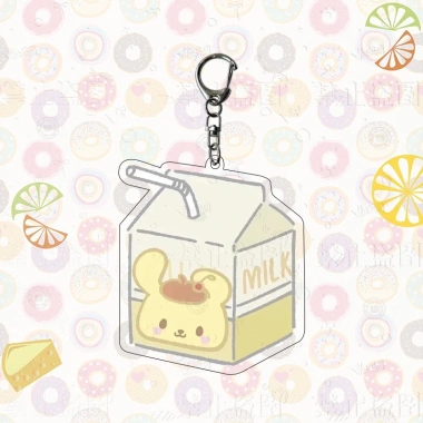 Móc khoá Acrylic Sanrio Kuromi, Melody, Cinnamoroll, Pompurin - Dễ thương, giá 18.500 VND