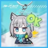 Móc Khóa Acrylic Xanh Takanashi Hoshino Sunaokami - Phong Cách Anime, Giá 18.500₫ 3