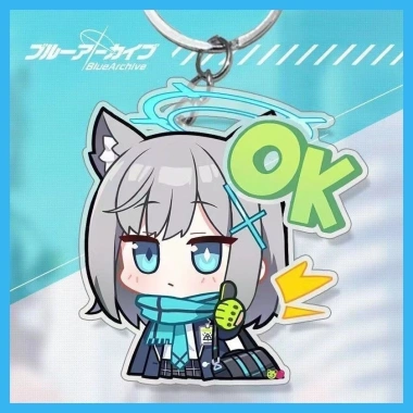 Móc Khóa Acrylic Xanh Takanashi Hoshino Sunaokami - Phong Cách Anime, Giá 18.500₫