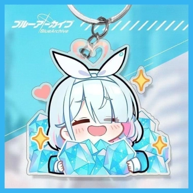 Móc Khóa Acrylic Xanh Takanashi Hoshino Sunaokami - Phong Cách Anime, Giá 18.500₫