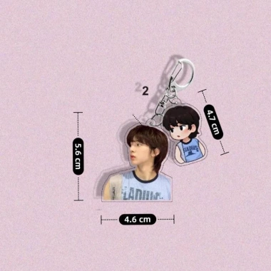 Móc Khóa Album Mini Acrylic ST1 CORTIS - Màu Ngoài Đa Dòng Mặt, Dây Chuyền Martin Ngôi Sao, Túi Phụ Kiện TS1 Giá 22.000₫