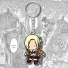 Móc khóa anime Attack on Titan chibi Eren Levi Reiner Erwin Annie - Giá 19.980₫ 4