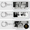 Móc khóa Anime Attack on Titan Eyes - Eren, Mikasa, Levi, phụ kiện dễ thương