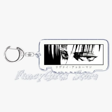 Móc khóa Anime Attack on Titan Eyes - Eren, Mikasa, Levi, phụ kiện dễ thương