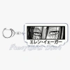 Móc khóa Anime Attack on Titan Eyes - Eren, Mikasa, Levi, phụ kiện dễ thương 6