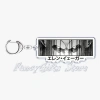 Móc khóa Anime Attack on Titan Eyes - Eren, Mikasa, Levi, phụ kiện dễ thương 7