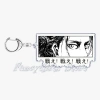 Móc khóa Anime Attack on Titan Eyes - Eren, Mikasa, Levi, phụ kiện dễ thương 10
