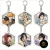Móc khóa Anime BLEACH The Blood Warfare - Kurosaki Ichigo, Byakuya, Aizen, Sousuke - Phụ kiện trang trí túi xách, balo 17.850₫