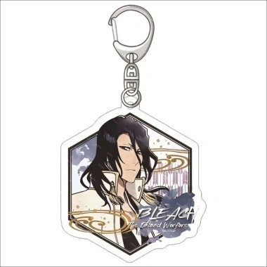 Móc khóa Anime BLEACH The Blood Warfare - Kurosaki Ichigo, Byakuya, Aizen, Sousuke - Phụ kiện trang trí túi xách, balo 17.850₫