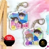 Móc khóa anime Detective Conan thám tử lùng danh - Haibara & Shinichi Ran chibi mica acrylic, giá ưu đãi 17.500 VND