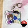 Móc khóa anime Detective Conan thám tử lùng danh - Haibara & Shinichi Ran chibi mica acrylic, giá ưu đãi 17.500 VND 2