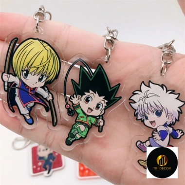 Móc khoá Anime HUNTER×HUNTER Killua Zoldyck và Kurapika Keychain túi xách balo 18.500₫
