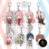 Móc khoá anime Japan DARLING IN THE FRANXX - Keychain ZERO TWO Ichigo Miku, phụ kiện balo, túi xách, chỉ 16.500đ