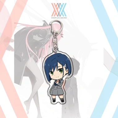 Móc khoá anime Japan DARLING IN THE FRANXX - Keychain ZERO TWO Ichigo Miku, phụ kiện balo, túi xách, chỉ 16.500đ