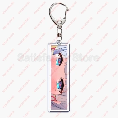 Móc Khóa Anime Waifu Girls Eyes Acrylic Hai Mặt Phụ kiện túi xách balo giảm giá 18.500₫