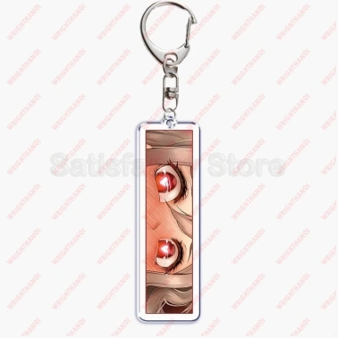 Móc Khóa Anime Waifu Girls Eyes Acrylic Hai Mặt Phụ kiện túi xách balo giảm giá 18.500₫