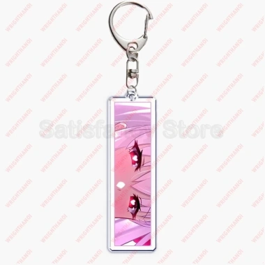 Móc Khóa Anime Waifu Girls Eyes Acrylic Hai Mặt Phụ kiện túi xách balo giảm giá 18.500₫