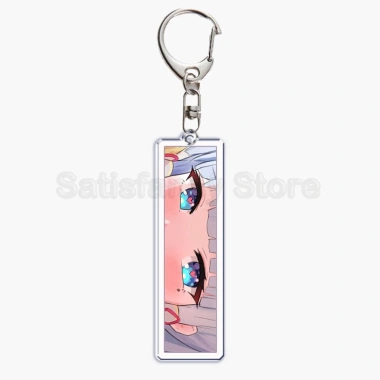 Móc Khóa Anime Waifu Girls Eyes Acrylic Hai Mặt Phụ kiện túi xách balo giảm giá 18.500₫