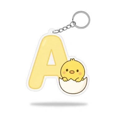 Móc Khóa Baby Chick Ôm Bảng Chữ Cái - Giá ưu đãi 11.900đ, giảm từ 15.232đ