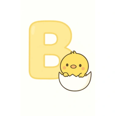 Móc Khóa Baby Chick Ôm Bảng Chữ Cái - Giá ưu đãi 11.900đ, giảm từ 15.232đ