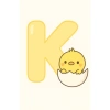 Móc Khóa Baby Chick Ôm Bảng Chữ Cái - Giá ưu đãi 11.900đ, giảm từ 15.232đ 7