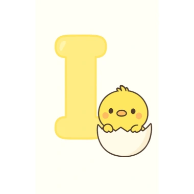 Móc Khóa Baby Chick Ôm Bảng Chữ Cái - Giá ưu đãi 11.900đ, giảm từ 15.232đ