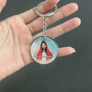 Móc khoá bình an Chúa Giêsu phong thủy - Giá ưu đãi chỉ 10.000đ, giảm từ 12.900đ PEACESHOP