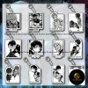 Móc khóa BLUE LOCK anime chibi đen trắng mica acrylic dễ thương 13.000₫