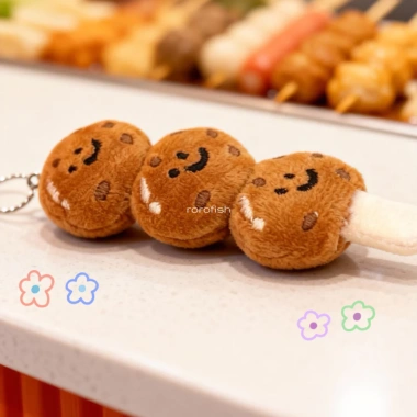 Móc Khóa Bông Mini Hot Pot Cute Treo Balo Túi Xách Chìa Khóa Quà Tặng 30k 3