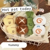 Móc Khóa Bông Mini Hot Pot Cute Treo Balo Túi Xách Chìa Khóa Quà Tặng 30k 7