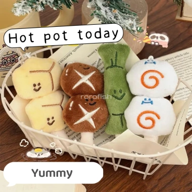 Móc Khóa Bông Mini Hot Pot Cute Treo Balo Túi Xách Chìa Khóa Quà Tặng 30k 7