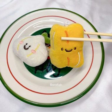 Móc Khóa Bông Mini Hot Pot Cute Treo Balo Túi Xách Chìa Khóa Quà Tặng 30k 10