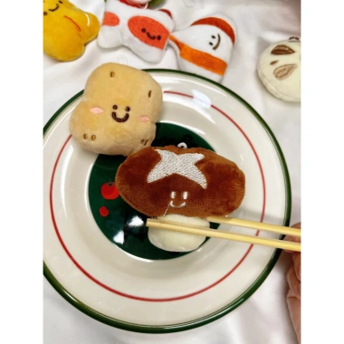 Móc Khóa Bông Mini Hot Pot Cute Treo Balo Túi Xách Chìa Khóa Quà Tặng 30k 12
