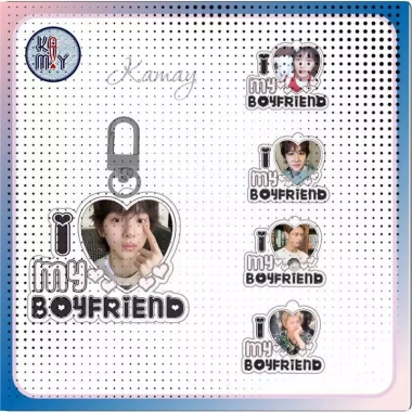 Móc khóa Boyfriend Cortis I Love My Boyfriend KAMAY - Giá 15.500₫, thời trang