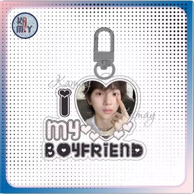 Móc khóa Boyfriend Cortis I Love My Boyfriend KAMAY - Giá 15.500₫, thời trang