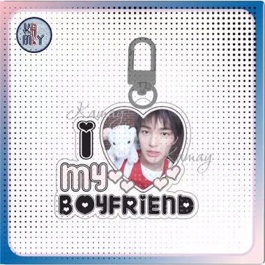 Móc khóa Boyfriend Cortis I Love My Boyfriend KAMAY - Giá 15.500₫, thời trang