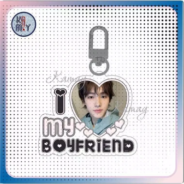 Móc khóa Boyfriend Cortis I Love My Boyfriend KAMAY - Giá 15.500₫, thời trang