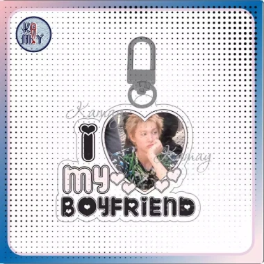 Móc khóa Boyfriend Cortis I Love My Boyfriend KAMAY - Giá 15.500₫, thời trang