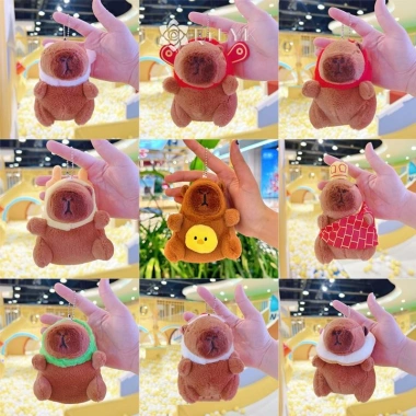 Móc Khóa Búp Bê Capybara Qrhyk Sang Trọng - Nhồi Bông Mềm, Mặt Dây Chuyền, Ba Lô, Túi Ô Tô, Quà Tặng Kid 40.590 VND