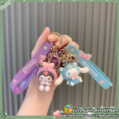 Móc khóa búp bê Cinnamoroll Kuromi - Đồ trang trí, quà tặng, chỉ 38.500₫