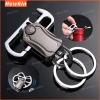 Móc khóa cá nhân DZ10 khắc tên, số điện thoại - Tùy chỉnh xe máy ô tô 6