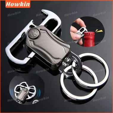 Móc khóa cá nhân DZ10 khắc tên, số điện thoại - Tùy chỉnh xe máy ô tô