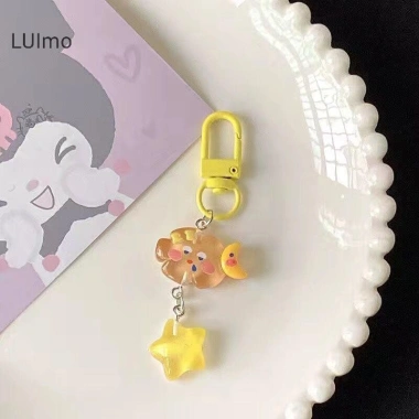 Móc khóa cặp đôi LUImo hoạt hình dạ quang sao đám mây – điện thoại – 20.350 VND