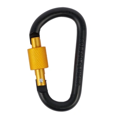 Móc khóa Carabiner D hợp kim nhôm đa năng - Màu tùy chọn, du lịch an toàn, giá 11.000₫ 6