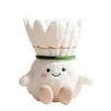 Móc khóa cầu lông 10cm sang trọng, ba lô búp bê nhồi bông mềm mại, đồ chơi hấp dẫn cho trẻ 8