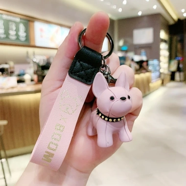 Móc Khóa Chó Bulldog Boom - Phụ Kiện Túi Xách & Chìa Khóa Xe Thời Trang Nhiều Màu, Giá Ưu Đãi 14.500 VND